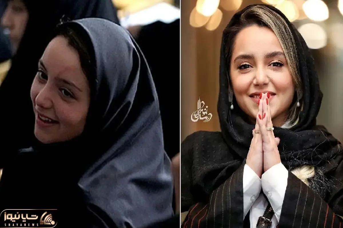 دوران دبیرستان نازنین بیاتی / دختر ساده فیلم دربند شده ابر بازیگر استایل سینما