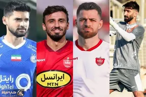 3 پرسپولیسی و 1 استقلالی حق بازی در لیگ برتر را ندارند!