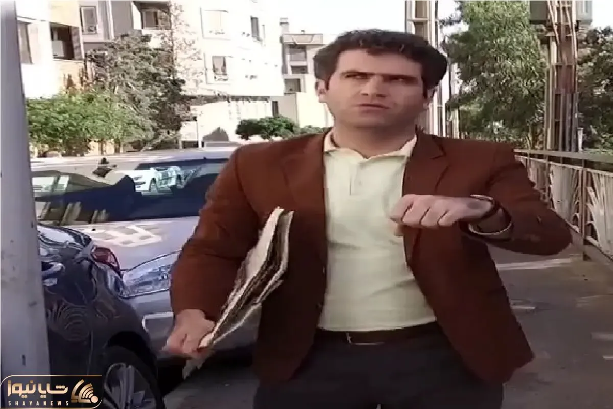 سکانس خندان؛ هوتن شکیبا یجور سوار ماشین چسبیده به تیر میشه مستربین واج میمونه