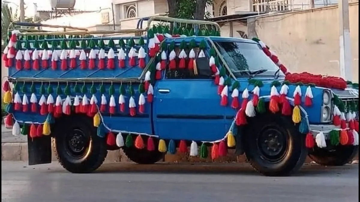 علاقه عجیب شیخ پولدار امارات به نیسان آبی!
