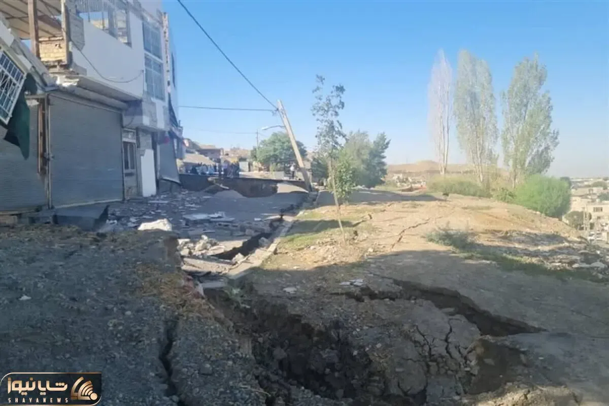 (تصاویر) رانش زمین در منطقه حصار کرج