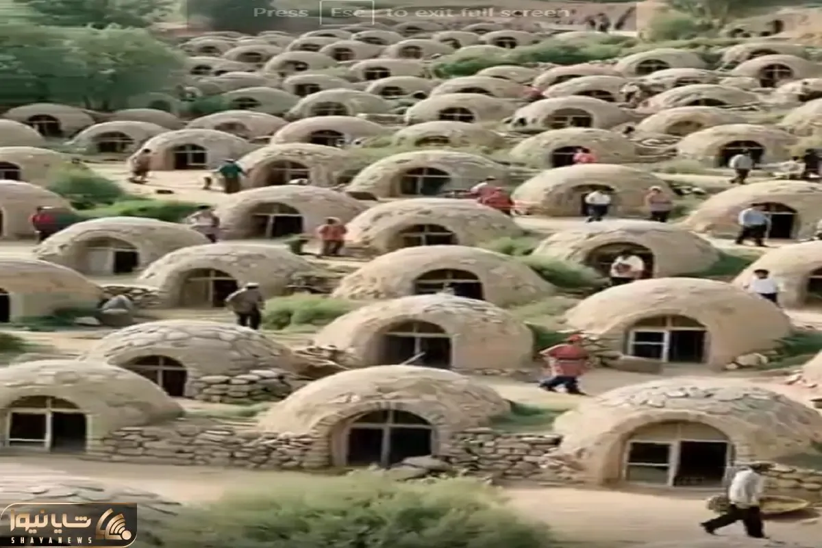 معماری خلاقانه؛ کپه کپه تو روستا اتاق ساختن همه تکی زندگی میکنن خبری از خانواده نیست