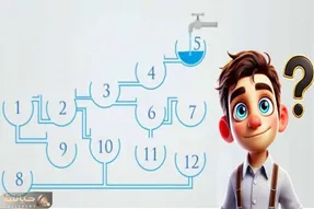 بازی فکری؛ فقط نوابغ میتونن بگن کدوم از ظرفا زودتر پر میشه تا لایک بگیرن