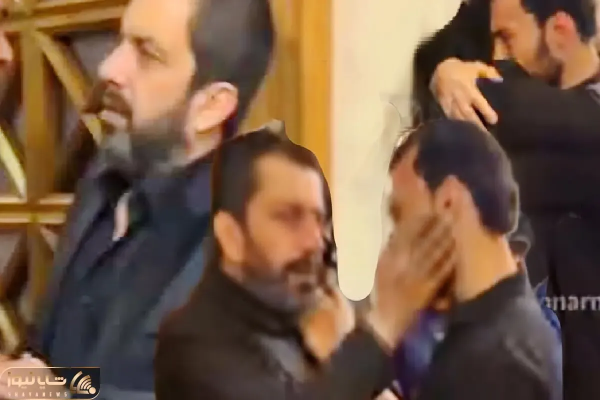آواز جگرسوز؛ گریه های بی امان چهره های معروف در مراسم ختم محمد کاسبی عزیز