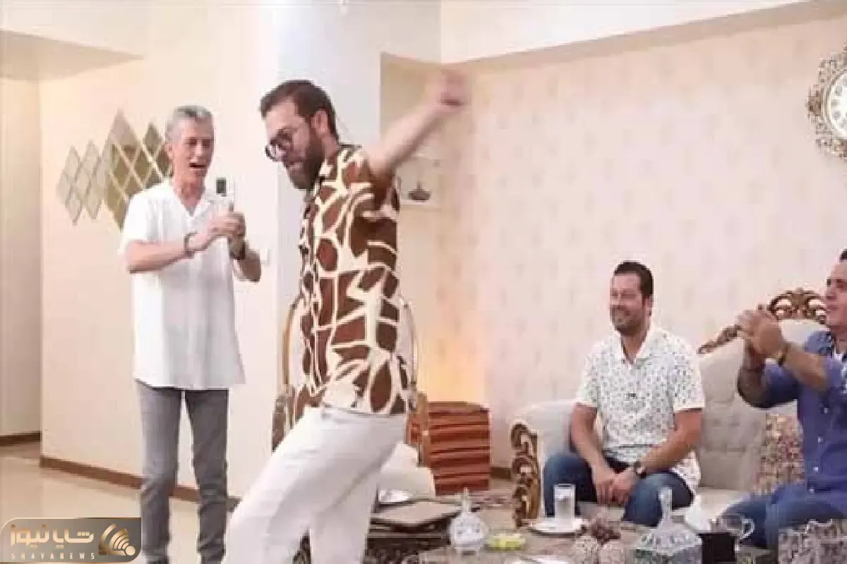 آواز شاد؛ بازیگرا کورس رقص گذاشتن با آهنگ ای شاخ تر برقصا میرقصن فقط هوتن شکیبا
