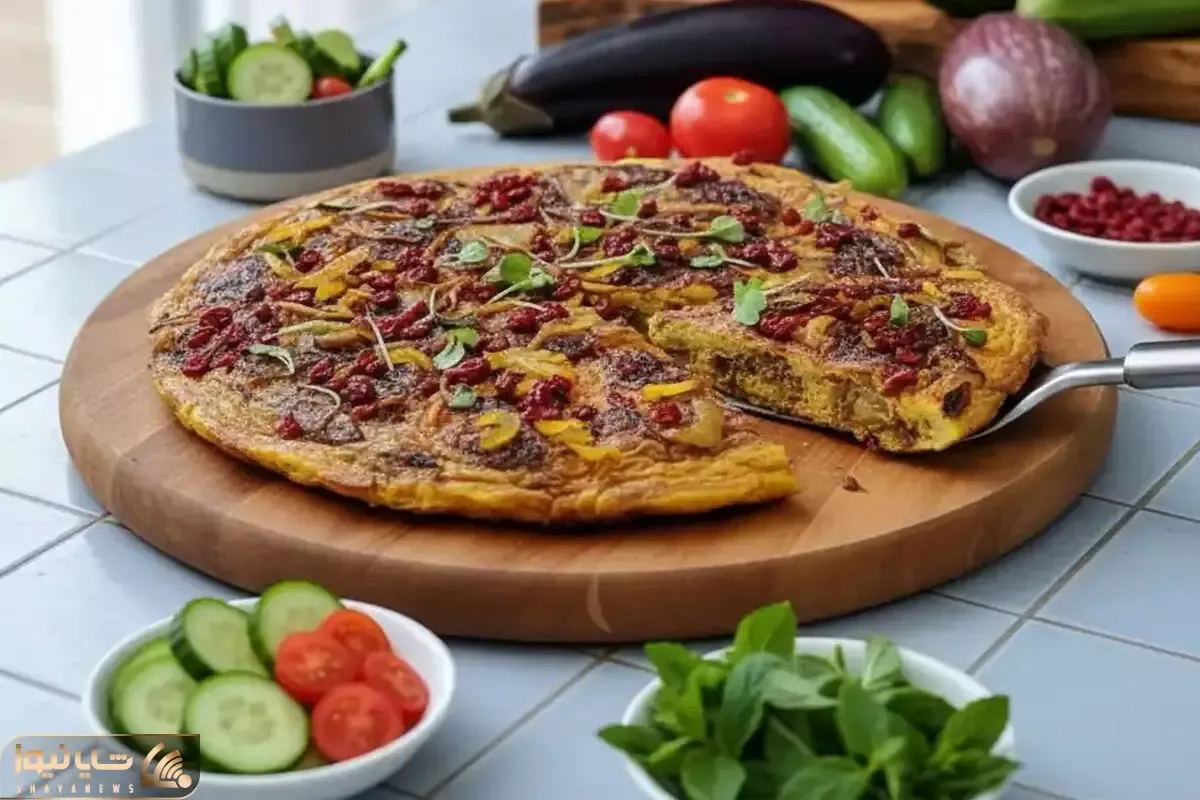 آموزش آشپزی؛ اگه بادمجون دوست داری این کوکو رو حتما درست کن