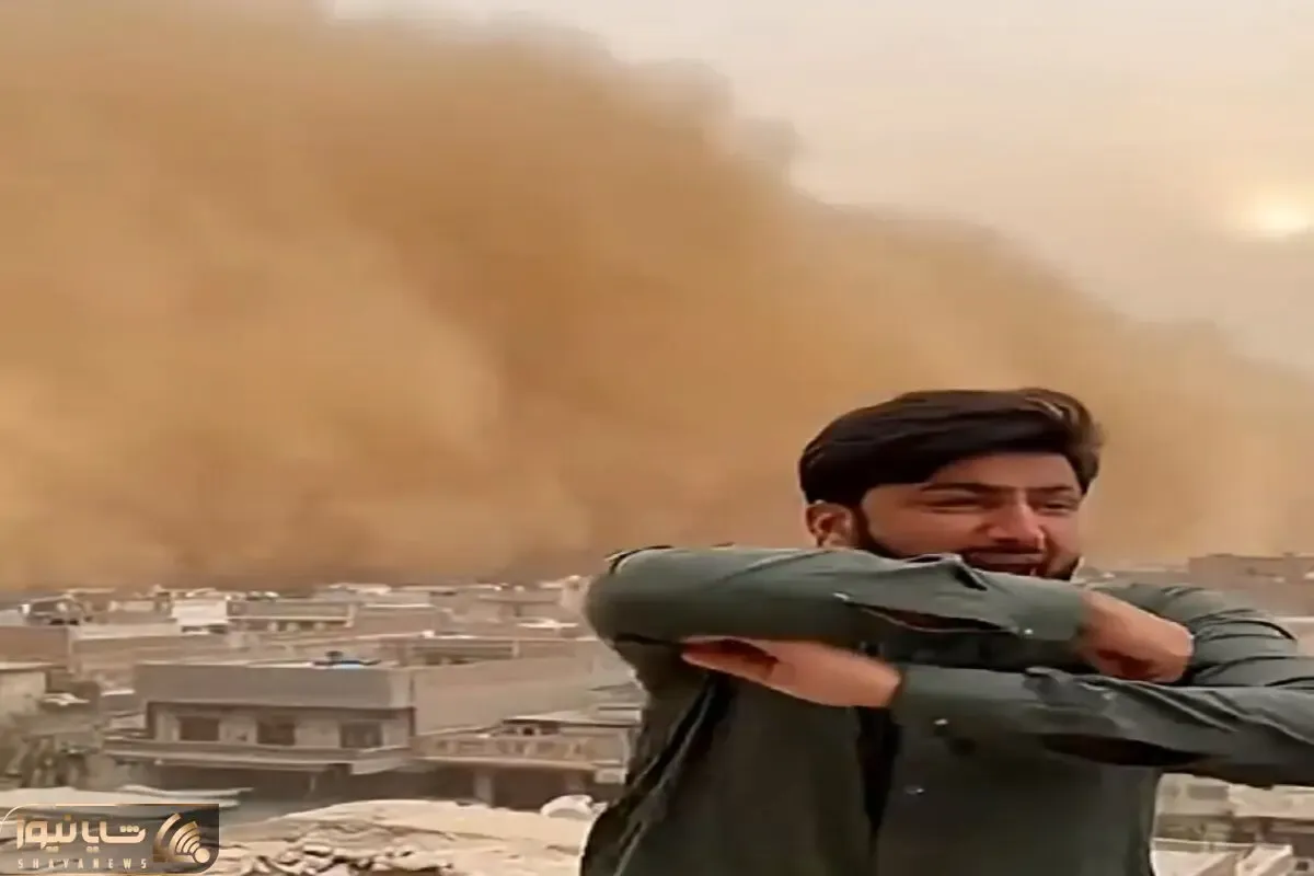 معماری طبیعت؛ طوفان گرد و غبار کل شهر رو آلوده کرد چشم چشم رو نمیبینه هیچ اکسیژن نیست