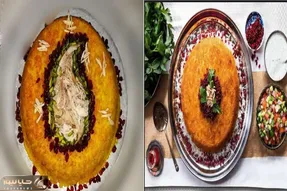 وقتی تخم‌ مرغ نیست، ته‌ چین رو بدون تخم درست می‌ کنیم/ طعمش همچنان عالیه