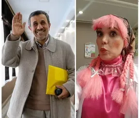 (ویدیو) گفتگوی جالب مهسا ایرانیان با محمود احمدی نژاد