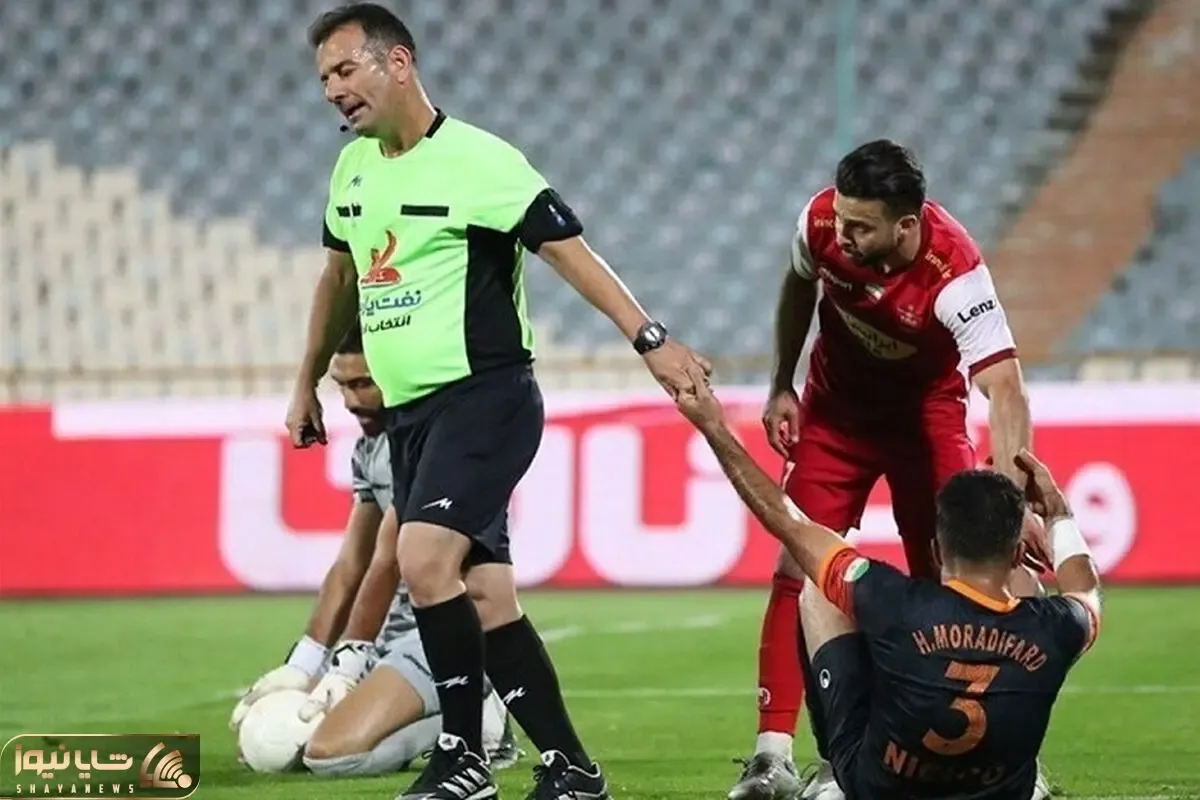 ضرر بزرگ پرسپولیس از داوری بازی با مس