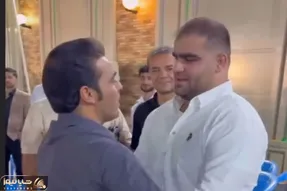 آواز محلی؛ رقص استاد قاسم فاضلی زلکی در جشن لُـر بختیاری با حضور پهلوان تانک بختیاری