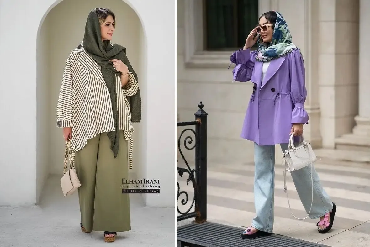 بیا که هوای جهنمی تابستووون واسَت بهشت کنم؛ کلی ست مانتو، شلوار و اکسسوری