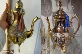 قوری های سنتی عربی؛ مدل های پر زرق و برق و لوکس که تو ضیافت های اعیونی استفاده میشن