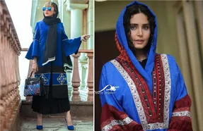 خسته نشدی از مانتو شلوارهای یه رنگ و تکراری؟ بیا با آبی کاربنی غوغا به پا کن