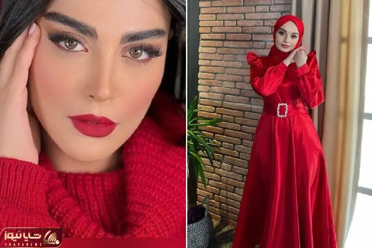 با لباس قرمز چه آرایشی میاد؟/ این رنگ خیلی تو چشه نباید معذب شی پس میکاپ متعادل لازمه