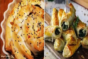 طرز تهیه بورک اسفناج و پنیر / یه شام سبک و سالم واسه خاص پسندا