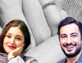 عکس پلنگی فرشته حسینی و نوید محمد زاده زیر پتو!