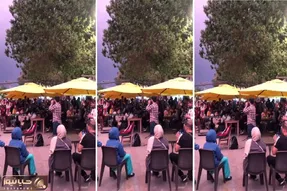 آواز خیابانی؛ این آقا بین کلی آدم که جای سوزن انداختنم نیست گل عشق رو تو رعدوبرق میخونه