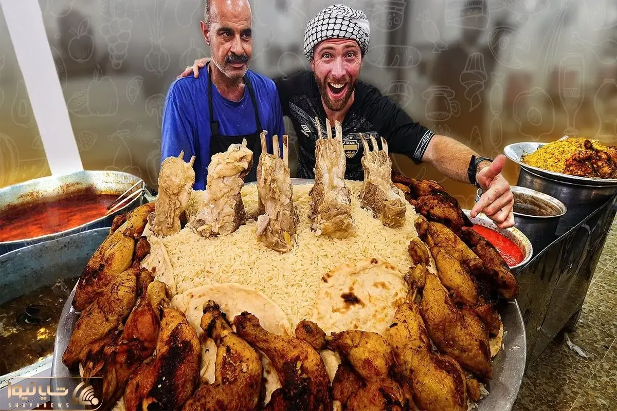 صبحانه خیابانی ؛ خوراک محبوب عراقی ها یه چیز تو مایه عدسی اما با نخود و آب قلم گاو