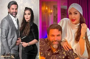 فیگور تایتانیکی علیرضا نیکبخت و زنش وقتی تیپ ساحلیش با آقاش سِته؛ خدای سانسور هَسدن!