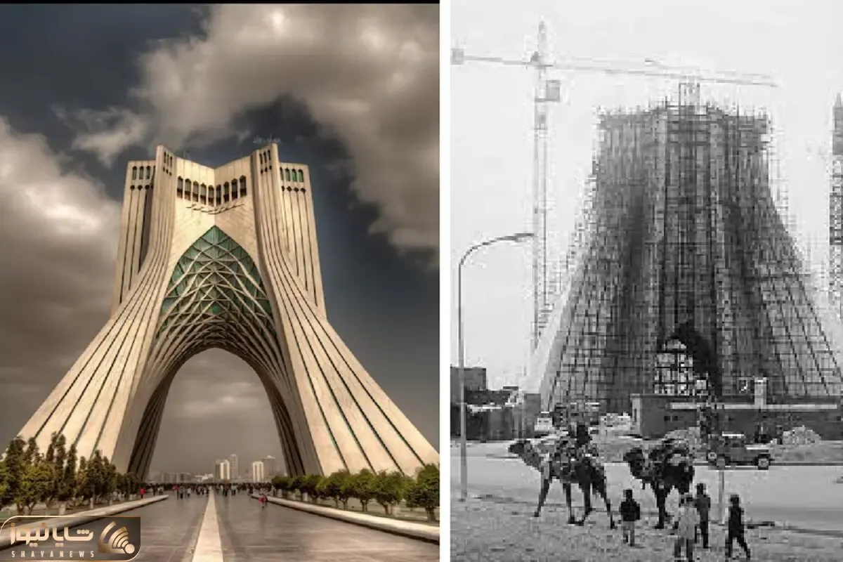 میدان آزادی نمادین‌ترین نقطه دیدنی تهران شاهد نیم قرن تحولات تاریخی
