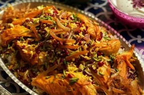 طرز تهیه شیرین پلو؛ غذایی با ظاهر مجلل و اشتها برانگیز