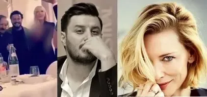(ویدیو) ماجرای عکس جنجالی جواد عزتی با کیت بلانشت در ونیز