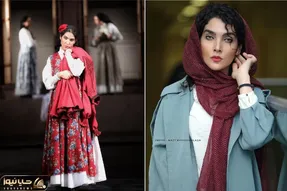 سارا رسول زاده با استایل رمانتیک و هنری؛ بازیگر خوش چهره سینما با قهوه ترک رفته خارج!