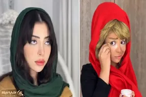 ویدئویی از دیدار این دو دختر یکی با مد برنز و دیگری تینت؛ مقایسه جالب دهه 80 و 1402