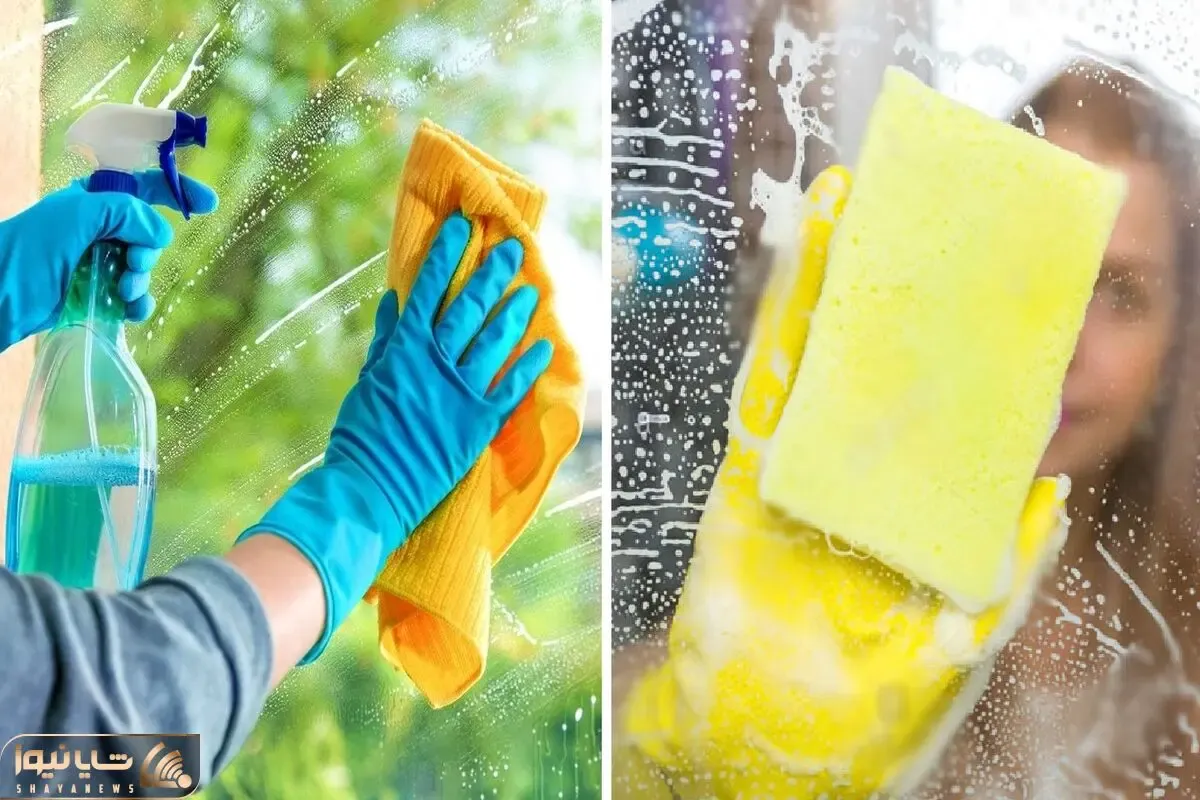 شیشه ها سیمانی و رنگی شدن نمیدونی چه کنی؟ با این ترفندا تمیز کن برق شیشت چشارو بگیره