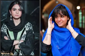 استایل گوتیک و مرموز سارا حاتمی؛  انگار زخم کاری و کوبیدن از نو ساختن شده کت چرمی!