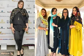استایل وا داده مهراوه شریفی نیا بازیگر خداحافظ بچه فِیسشو چه دُخی کرد؛ گیساش سیم تلفن!