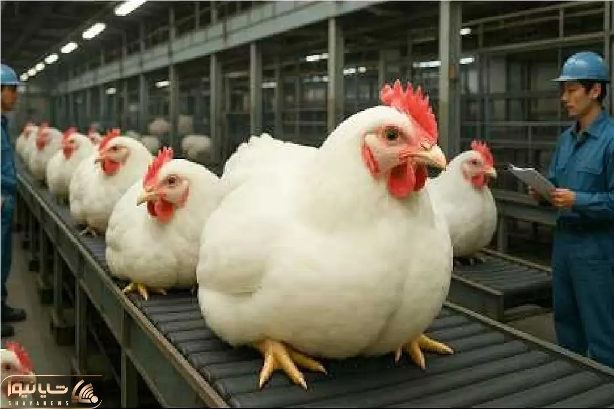 فرآوری مرغ؛ روزانه 1000000 مرغ دار میزنن پرش بشه بالشت و گوشتش برای عضله‌سازی