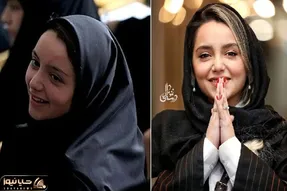 دوران دبیرستان نازنین بیاتی / دختر ساده فیلم دربند شده ابر بازیگر استایل سینما
