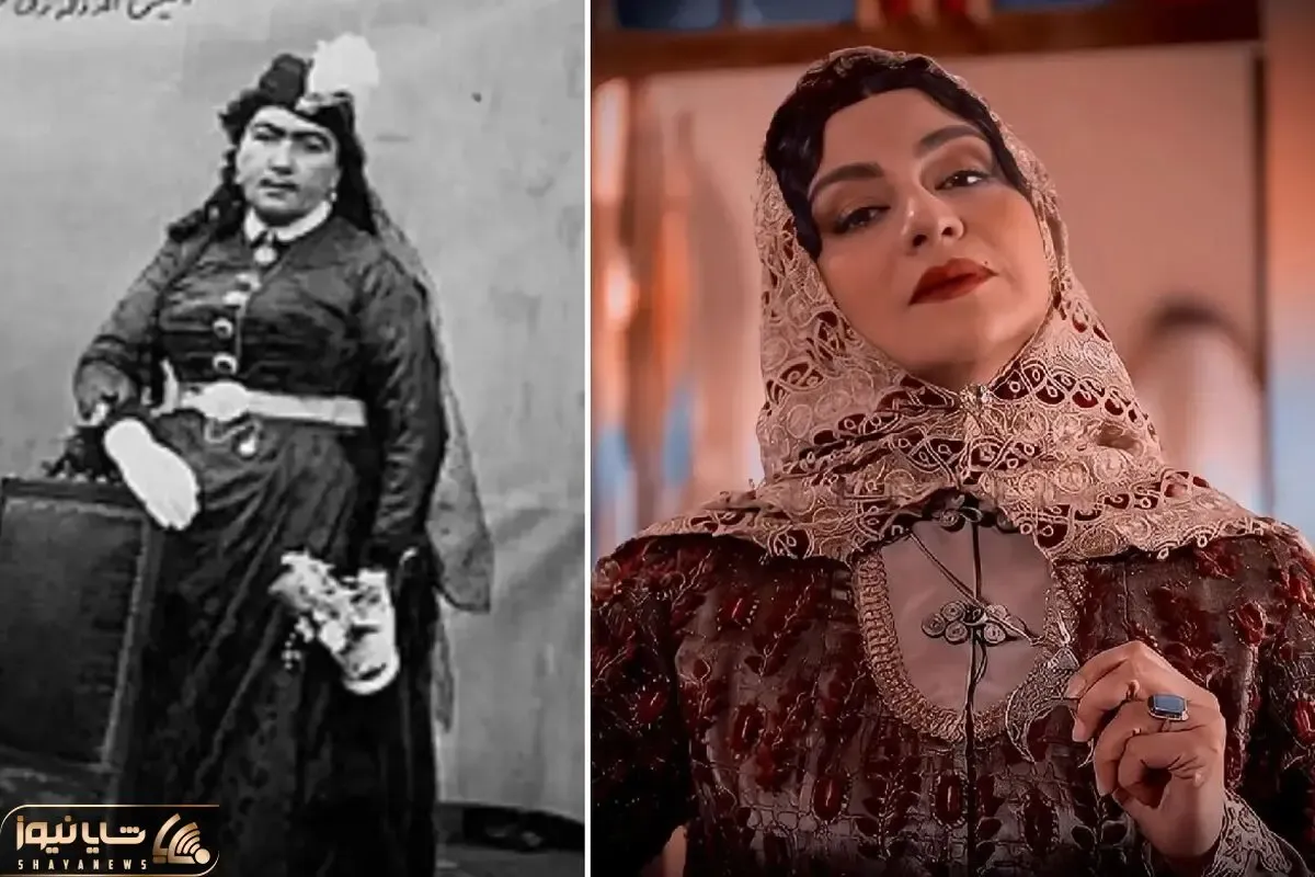 سلفی واقعی اولین همسر ناصرالدین شاه که با ژیگول خانومِ جیران خیلی فرقشه؛ چه گرد بودن!