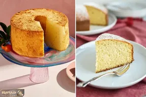 طرز تهیه کیک دو تخم مرغی / یه کیک خونگی ساده که خیلی پف میکنه و طعم خوبی داره