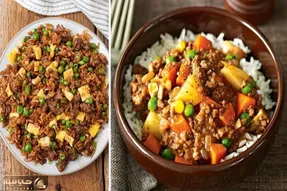 طرز تهیه قاطی پلوی ساده با گوشت چرخ کرده / خوشمزه ترین پلومخلوط که سریع آماده میشه