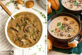 طرز تهیه سوپ قارچ خامه ای که انگشتاتم باهاش میخوری؛ یک یه دونه سفرَت میشه ناجووور!