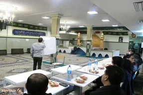 (عکس) جلسه دفاع دانشجوی دکتری در زندان رجایی شهر!