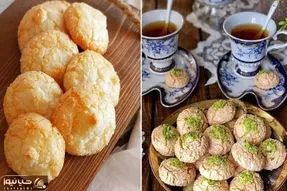 طرز تهیه شیرینی نارگیلی بازاری + روش اصولی داغ زدنش