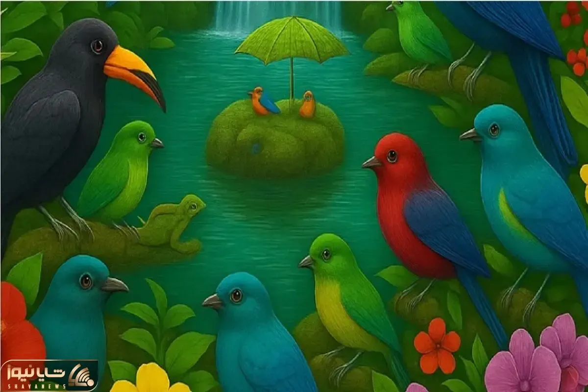 بازی فکری؛ اگه تیزی چشمات پشه رو تو هوا میزنه سنجاب رو تو باغ پرندگان پیدا کن