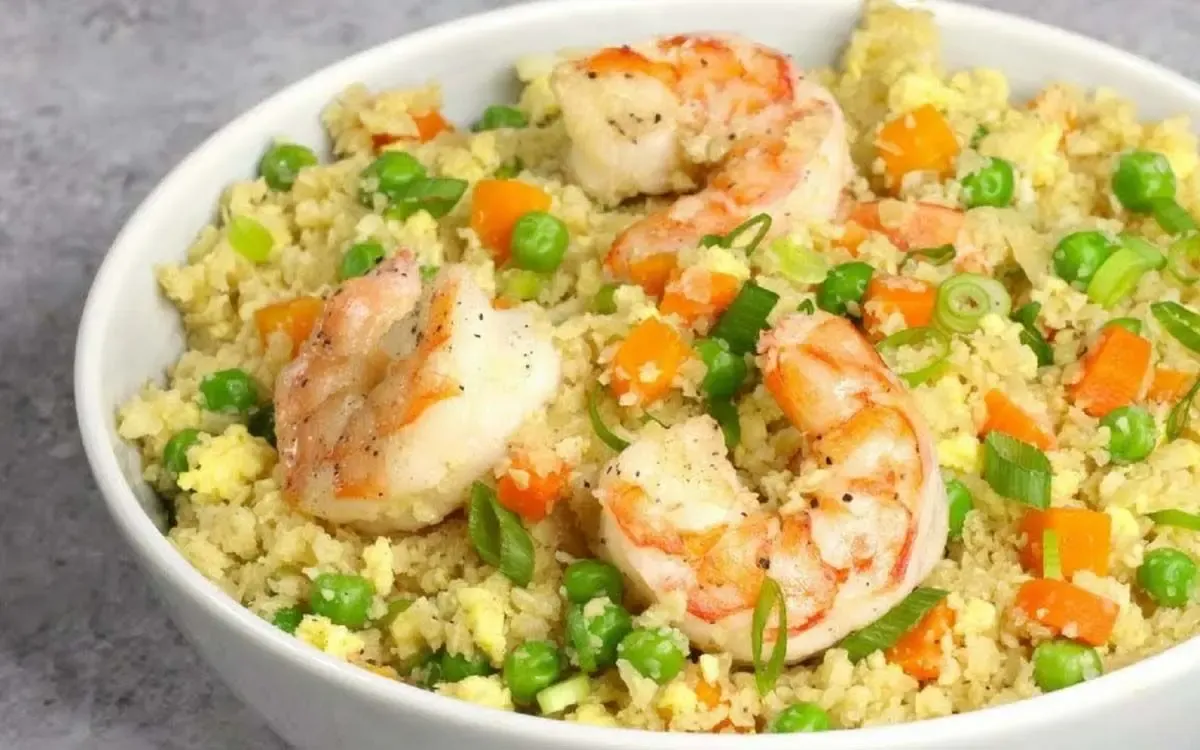 طرز پخت خوراک میگو با کلم بروکلی
