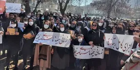 (ویدئو) تجمع معلمان در اعتراض به رتبه بندی در شهرهای مختلف