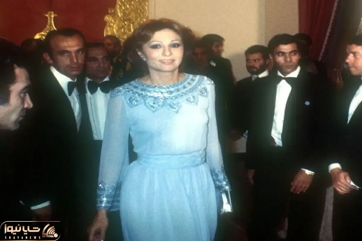 سفر به ایام قدیم سال 1345؛ فرح پهلوی با پادشاه اسپانیا در ضیافت کاخ