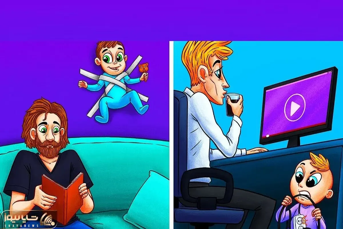 بازی فکری؛ اگه هوشت مثل جت جنگی بگو کدوم از پدرها بی مسئولیت؟