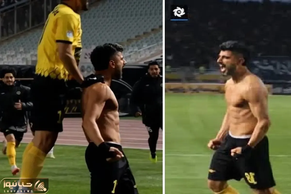 (عکس) شادی گل زشت زکی پور به پرسپولیس چگونه بود؟