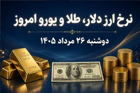 نرخ ارز دلار، طلا و یورو امروز دوشنبه 26 مرداد 1405 / بازار صعودی شد