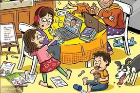 بازی فکری؛ اگه هوش مثل خون تو وجودت جاری تو این خونه درهم برهم مداد رو پیدا کن