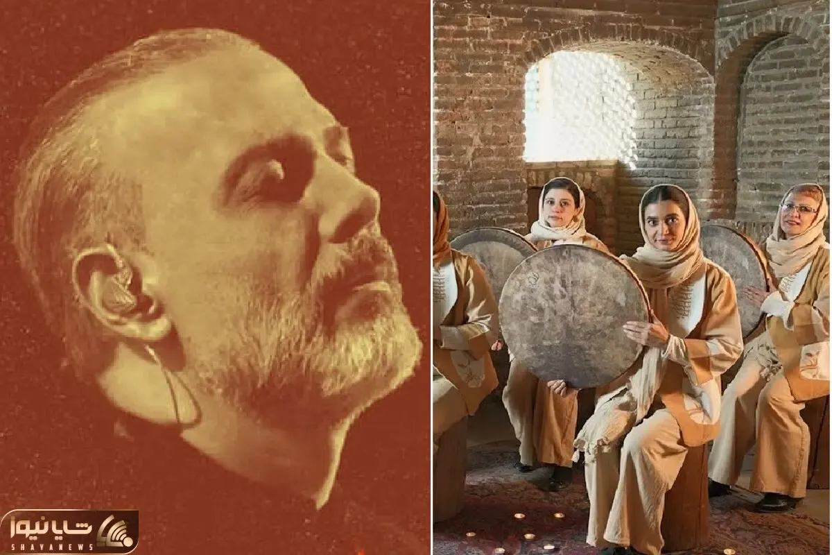 آواز باشکوه؛ خانم هایی که دف می زنن و علیرضا قربانی شاهکار مست عشق می خونه