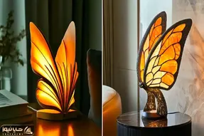 دیزاین اتاق خواب 1404/ ایده های جذاب برای چراغ خواب های پروانه ای ملوس و بامزه